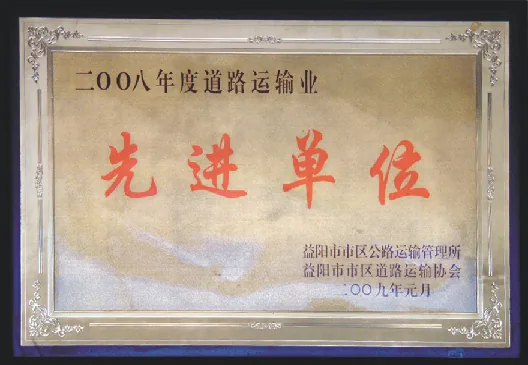 资阳驾校荣誉证书原件 20
